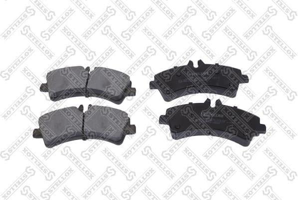 Brake Pad Set, disc brake 1258 000B-SX