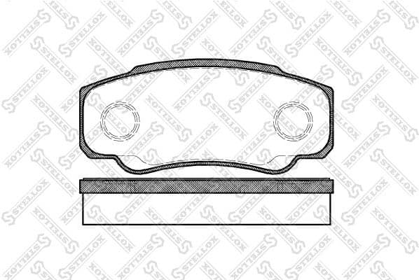 Brake Pad Set, disc brake 972 000-SX