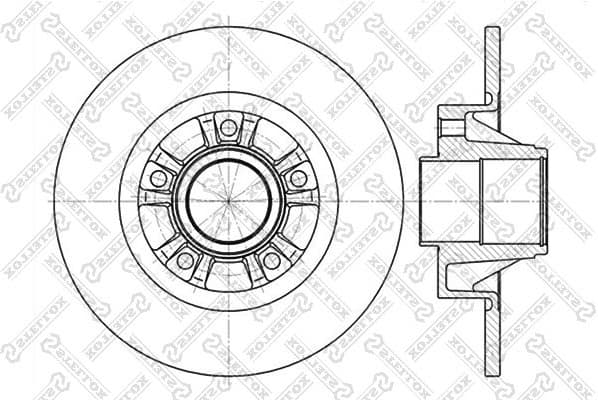 Brake Disc 6020-3658-SX