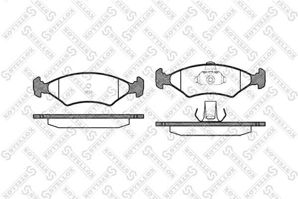Brake Pad Set, disc brake 130 000-SX