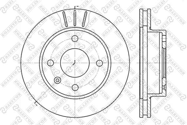 Brake Disc 6020-2514V-SX