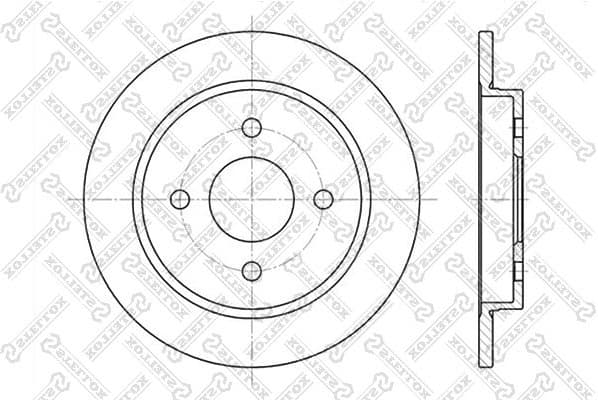 Brake Disc 6020-2536-SX