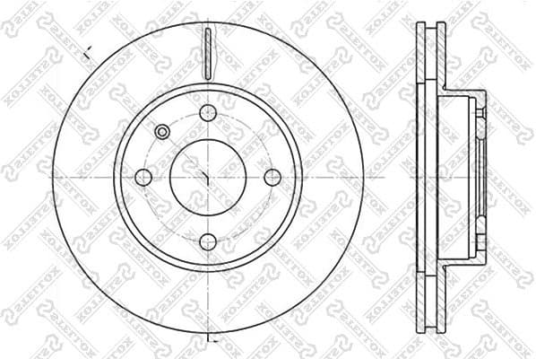 Brake Disc 6020-2529V-SX
