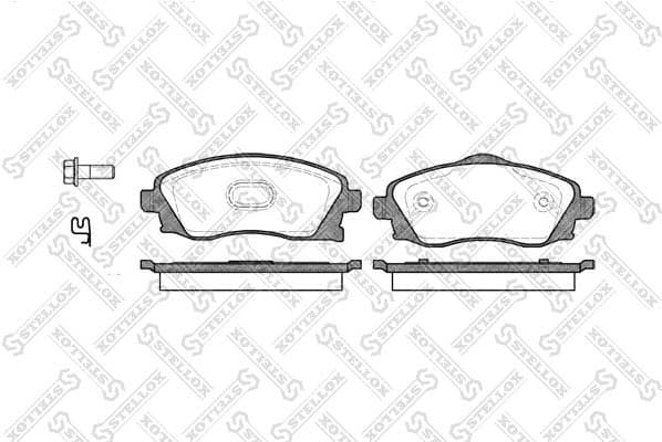 Brake Pad Set, disc brake 785 002B-SX