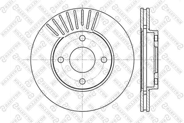 Brake Disc 6020-2549V-SX