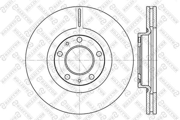 Brake Disc 6020-3723V-SX