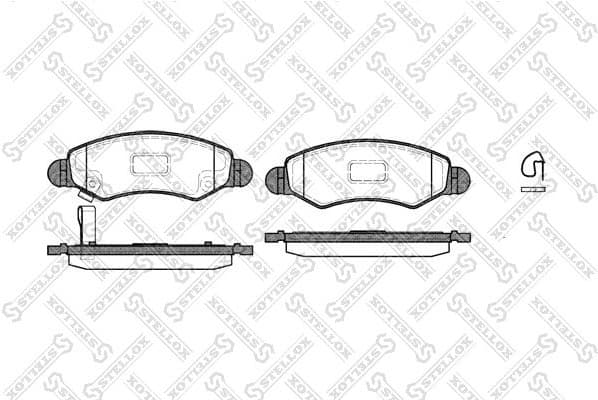 Brake Pad Set, disc brake 713 021-SX