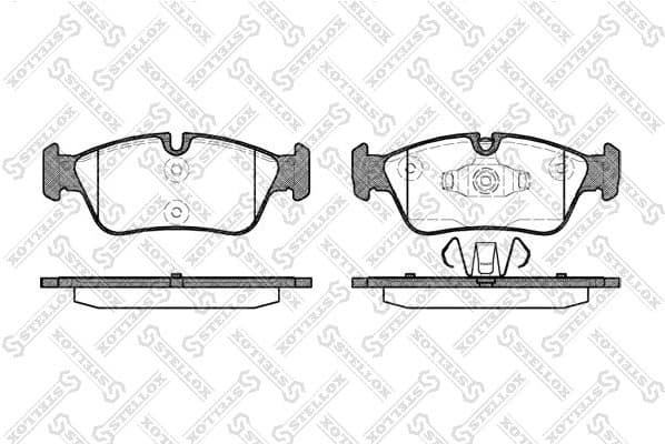 Brake Pad Set, disc brake 395 060-SX