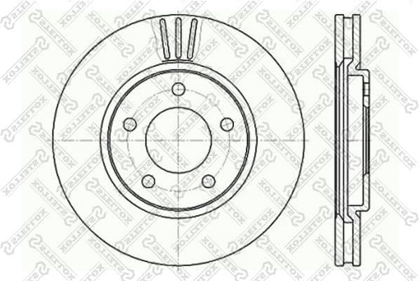 Brake Disc 6020-9313V-SX