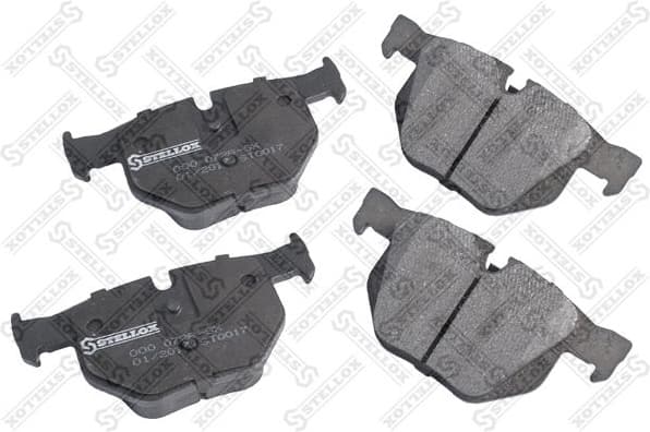 Brake Pad Set, disc brake 000 072B-SX