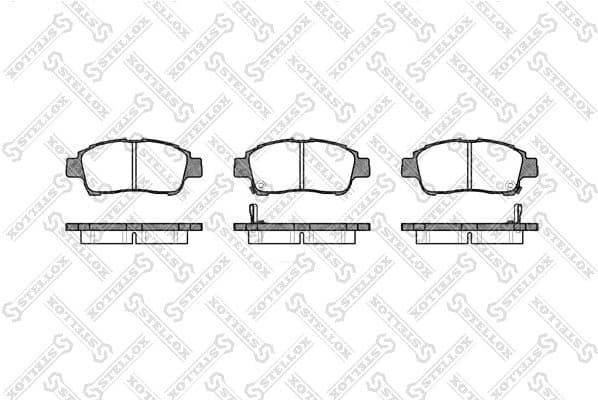 Brake Pad Set, disc brake 723 002-SX