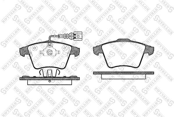Brake Pad Set, disc brake 1056 022-SX