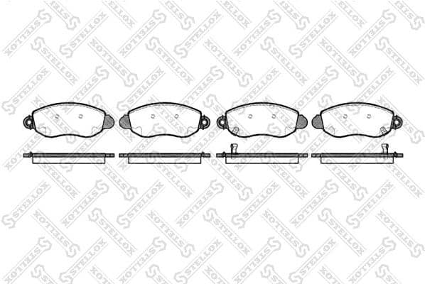 Brake Pad Set, disc brake 783 002-SX