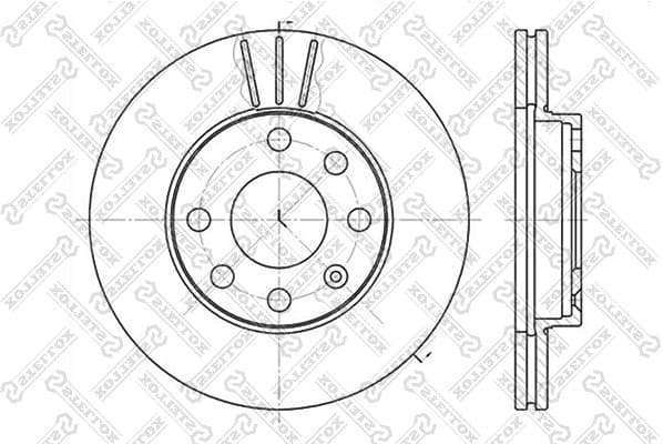 Brake Disc 6020-3608V-SX