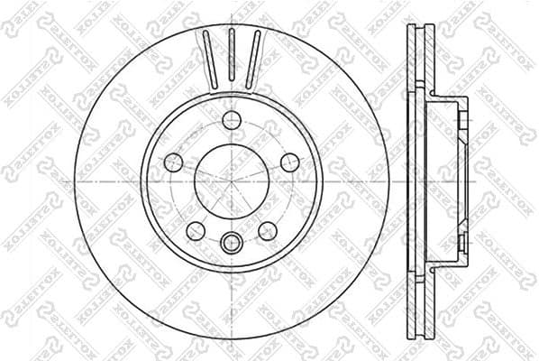 Brake Disc 6020-2545V-SX