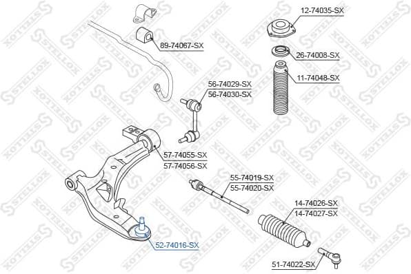 Ball Joint 52-74016-SX