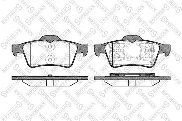 Brake Pad Set, disc brake 853 000B-SX