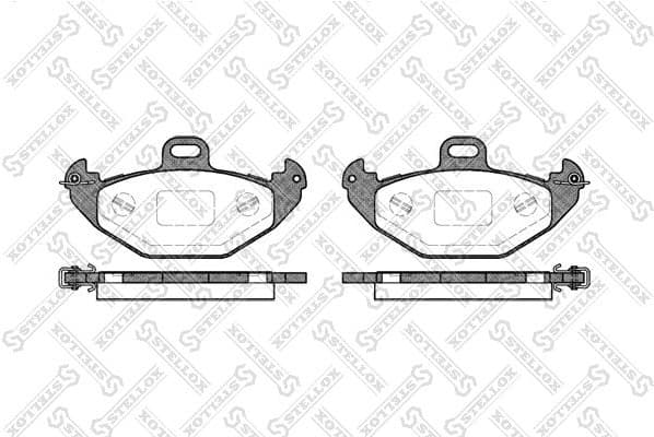 Brake Pad Set, disc brake 697 000B-SX