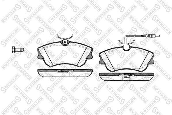 Brake Pad Set, disc brake 649 002B-SX