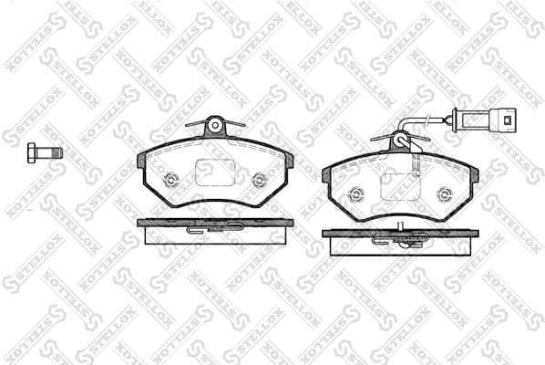 Brake Pad Set, disc brake 145 042-SX