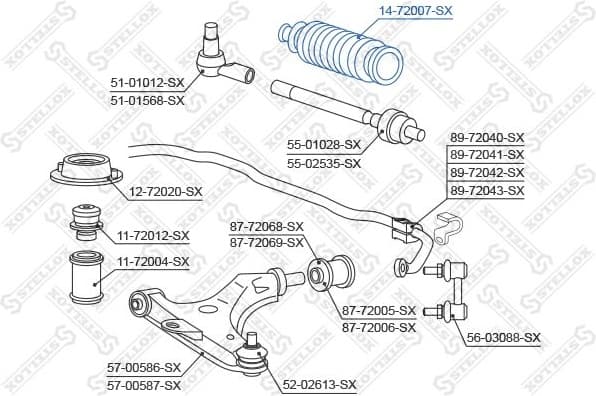 Bellow, steering 14-72007-SX - image 2