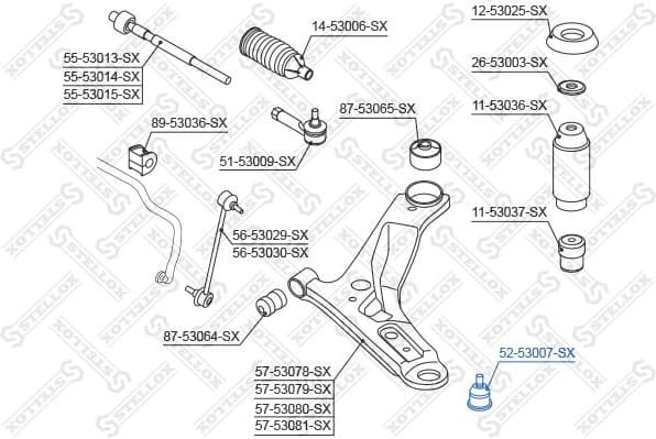 Ball Joint 52-53007-SX