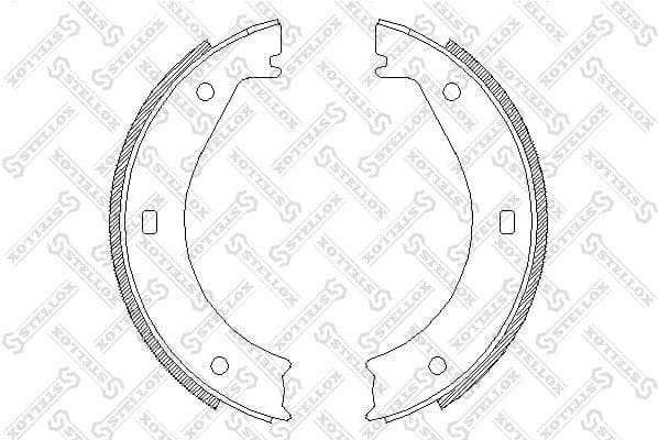 Brake Shoe Set 415 100-SX