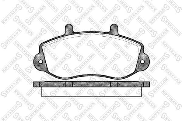 Brake Pad Set, disc brake 688 000-SX