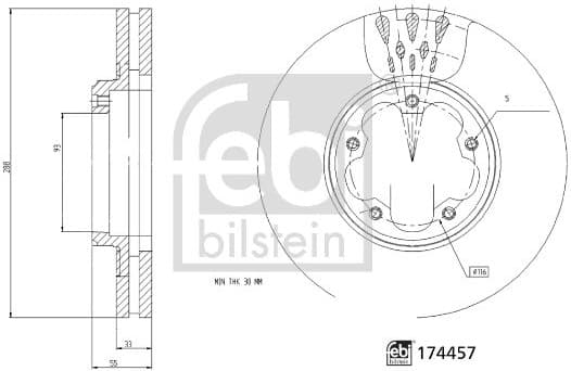 Brake Disc 174457 - image 3