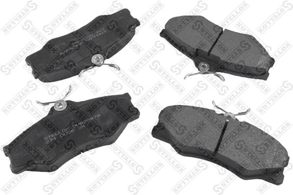 Brake Pad Set, disc brake 234 000B-SX - image 2