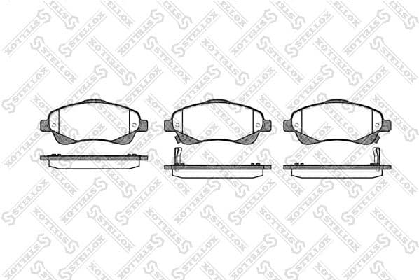 Brake Pad Set, disc brake 1057 002-SX