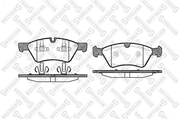 Brake Pad Set, disc brake 1190 000-SX