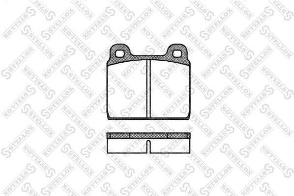 Brake Pad Set, disc brake 013 020-SX