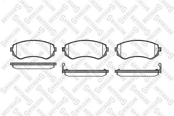 Brake Pad Set, disc brake 328 012-SX