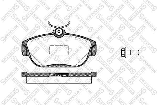Brake Pad Set, disc brake 379 000-SX