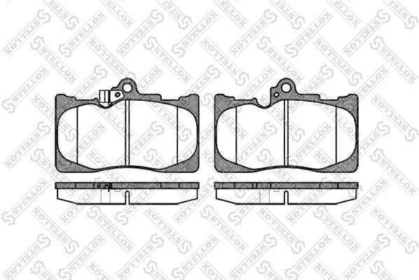 Brake Pad Set, disc brake 1191 002-SX