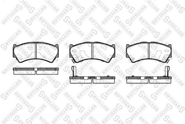 Brake Pad Set, disc brake 603 052B-SX