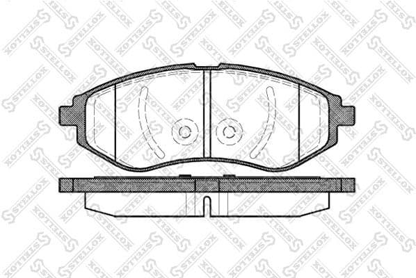 Brake Pad Set, disc brake 997 000-SX