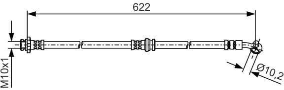 Brake Hose 1987481A32 - image 5