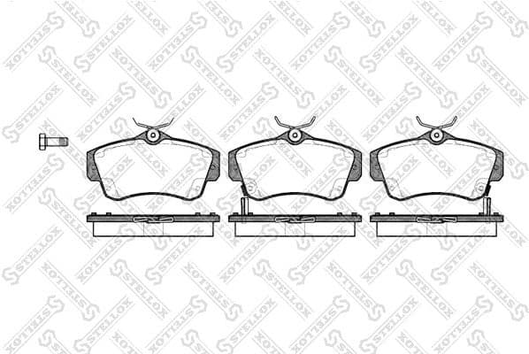 Brake Pad Set, disc brake 764 002B-SX