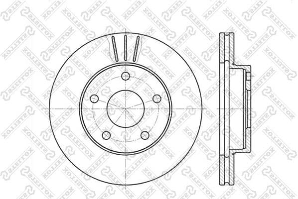 Brake Disc 6020-2524V-SX