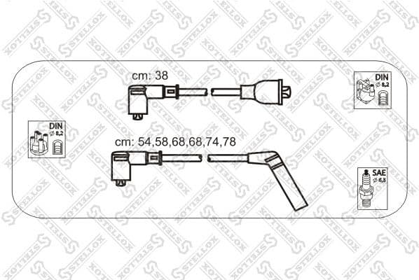 Ignition Cable Kit 10-38492-SX