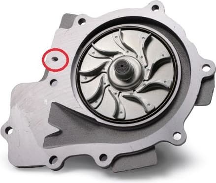 Water Pump, engine cooling P1516A - image 2