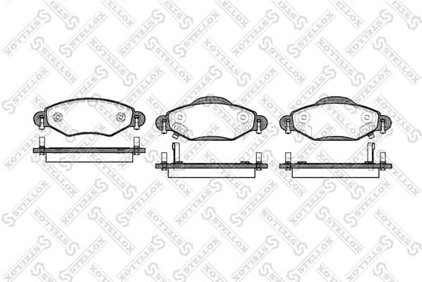 Brake Pad Set, disc brake 989 002-SX