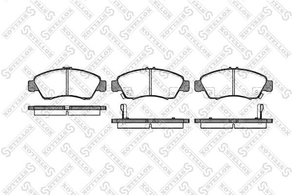 Brake Pad Set, disc brake 430 002B-SX