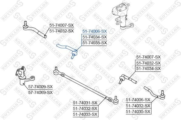 Tie Rod End 51-74006-SX - image 2