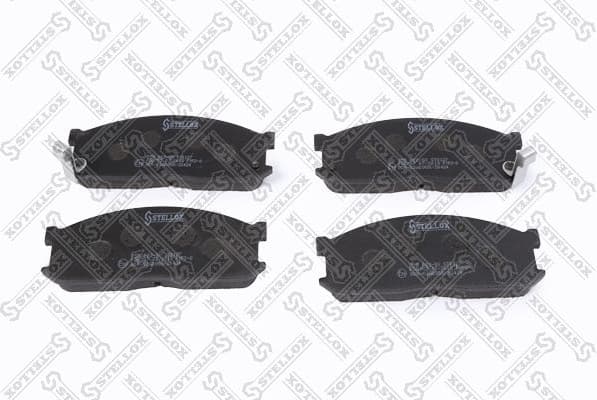 Brake Pad Set, disc brake 255 002-SX