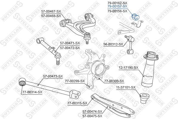 Mounting, stabiliser bar 79-00157-SX - image 2