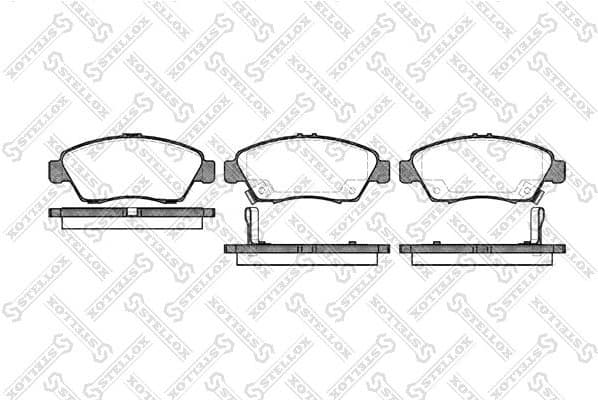 Brake Pad Set, disc brake 429 002B-SX