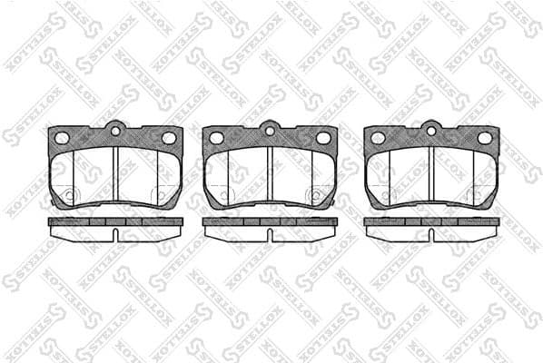 Brake Pad Set, disc brake 1192 002-SX